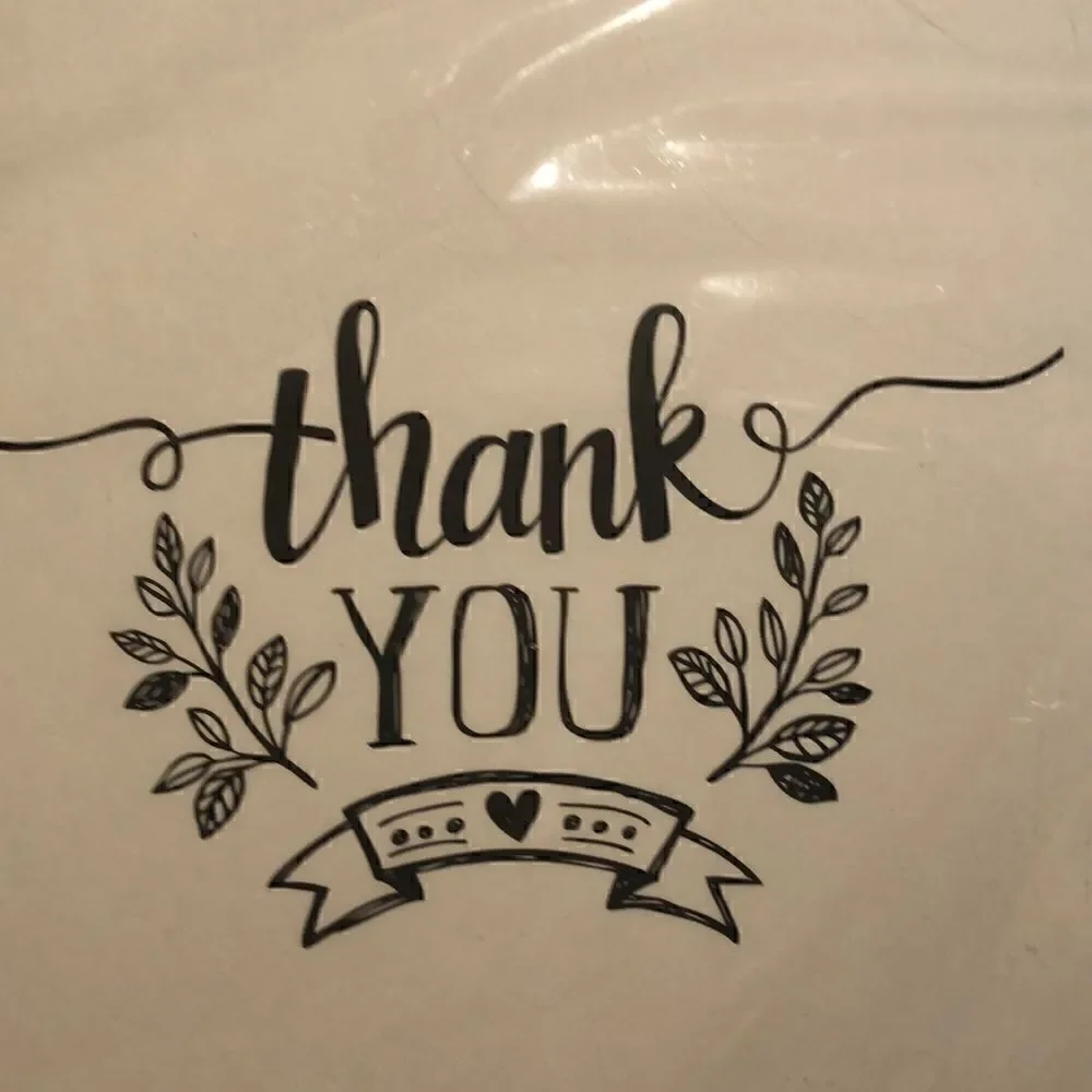 24 White Thank You Gift Boxes 8x8x4” factory sealed.